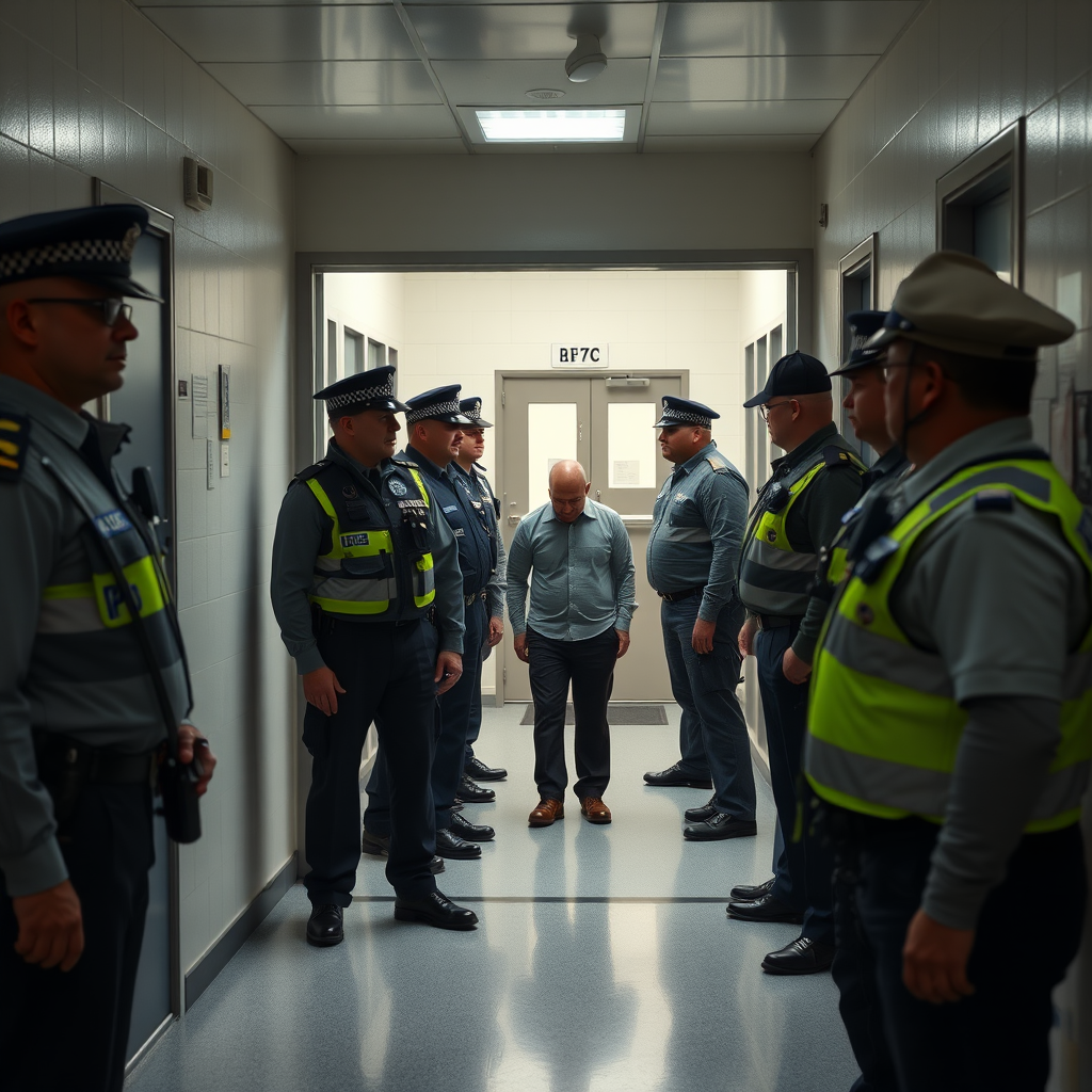 Man jailed after racially aggravated assault on police officers at custody centre